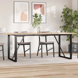 vidaXL Esstisch-Gestell in O-Form 160x80x73 cm Stahl 357888