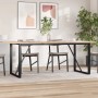 vidaXL Esstisch-Gestell in O-Form 160x80x73 cm Stahl 357888_3