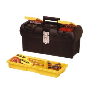 Stanley Werkzeugbox Millenium 16 Zoll mit herausnehmbarer Ablage und integrierten Organizer.