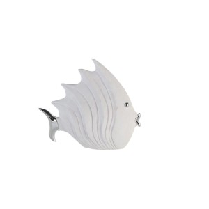 Gilde Figur Fisch Weiß 26 cm x 29 cm