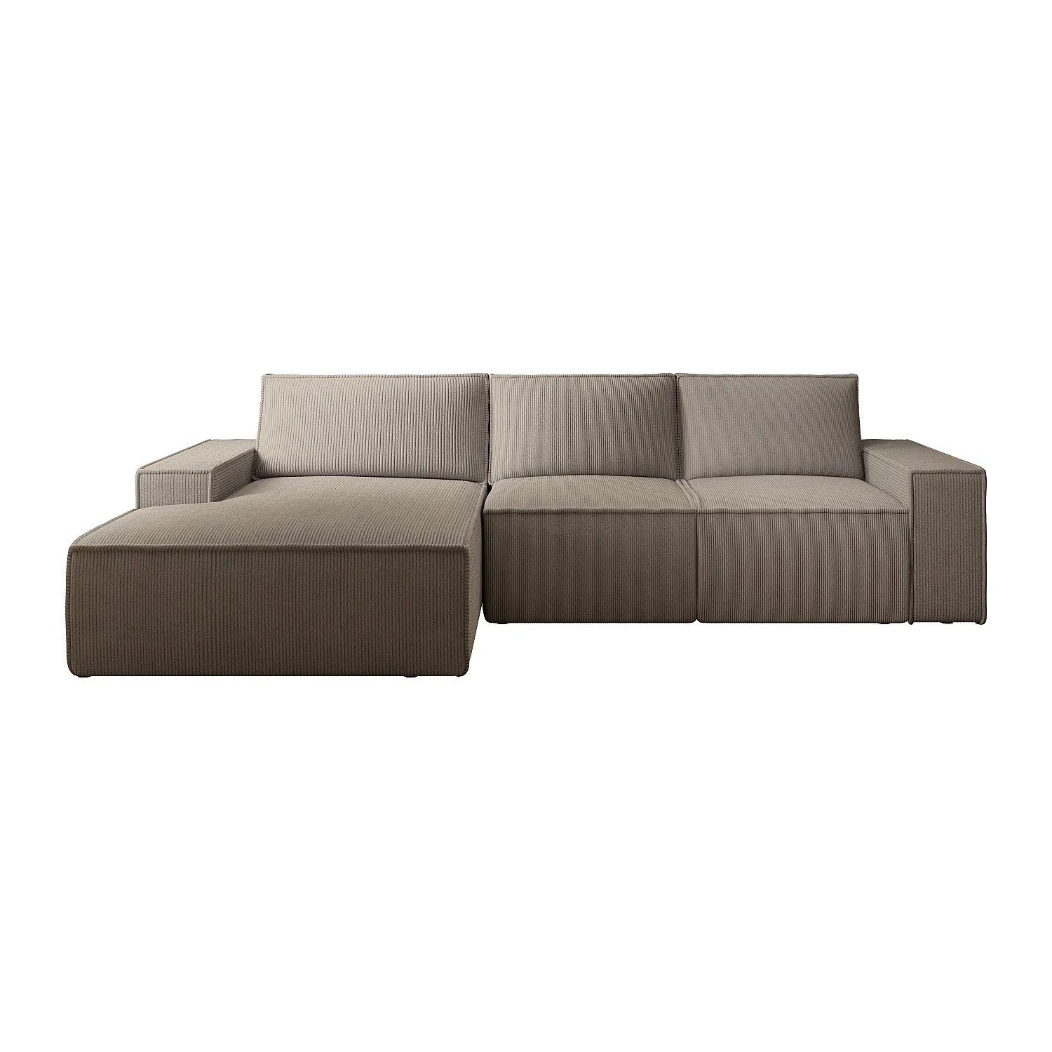 Vente-unique Schlafsofa Amelia Taupe 297 cm
