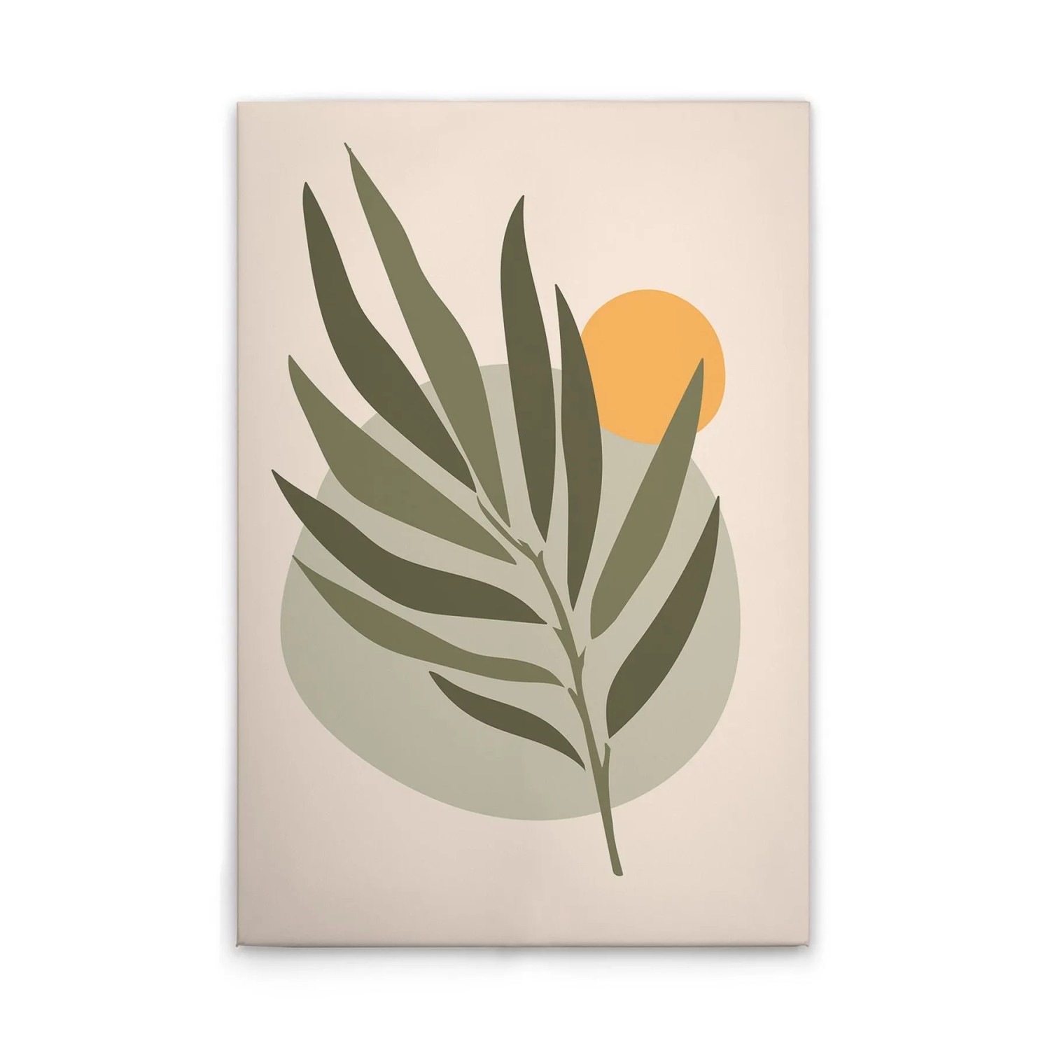 Tadessi Leinwandbild - M1-No.51449 - Farnblatt Modern - 40 x 60 cm - Querformat