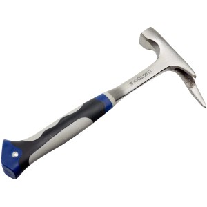 LUX Latthammer Ganzstahl, 770g, mit ergonomischem 2-Komponenten-Griff für komfortables Arbeiten.