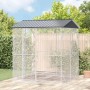 vidaXL Vogelkäfig Anthrazit 215 x 208 x 247 cm Verzinkter Stahl 3325152_2