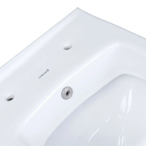 Creavit Design Wand-WC mit Taharet/Bidet/Dusch-WC Funktion Weiß