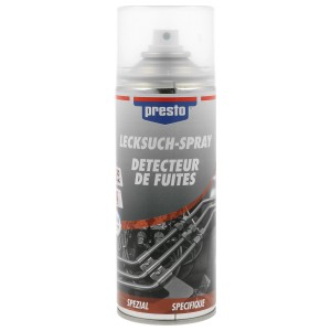 Presto Lecksuch-Spray 300ml zur schnellen Ortung von Undichtigkeiten an Leitungen.