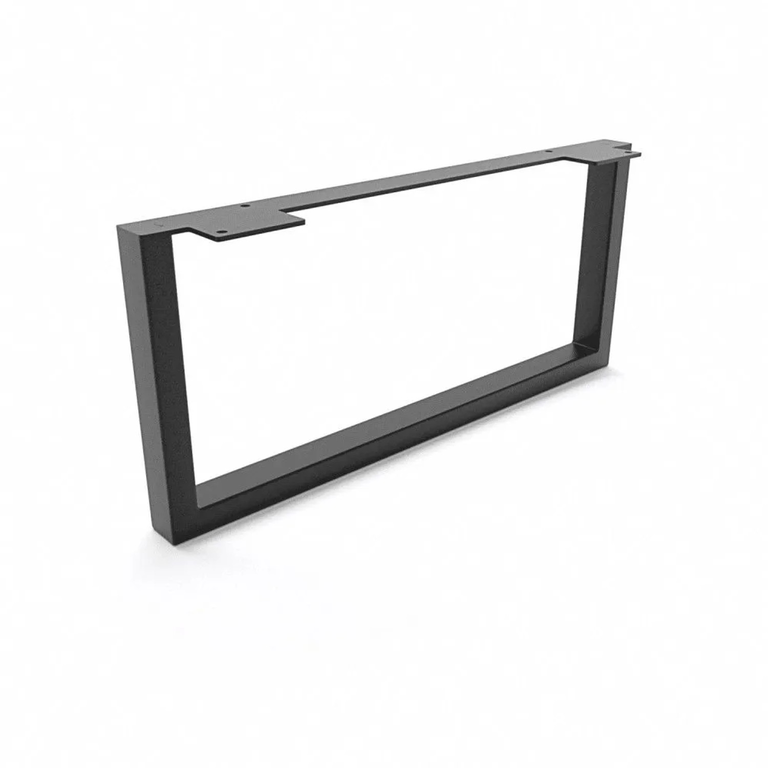 HEVVA Möbelbein GRAZ 20 cm Hoch 45 cm Tief 1 Stück Schwarz