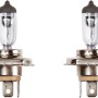 Zwei OBI H4 Ersatzlampen für Autoelektrik, 12V/60-55W, P43t Sockel.