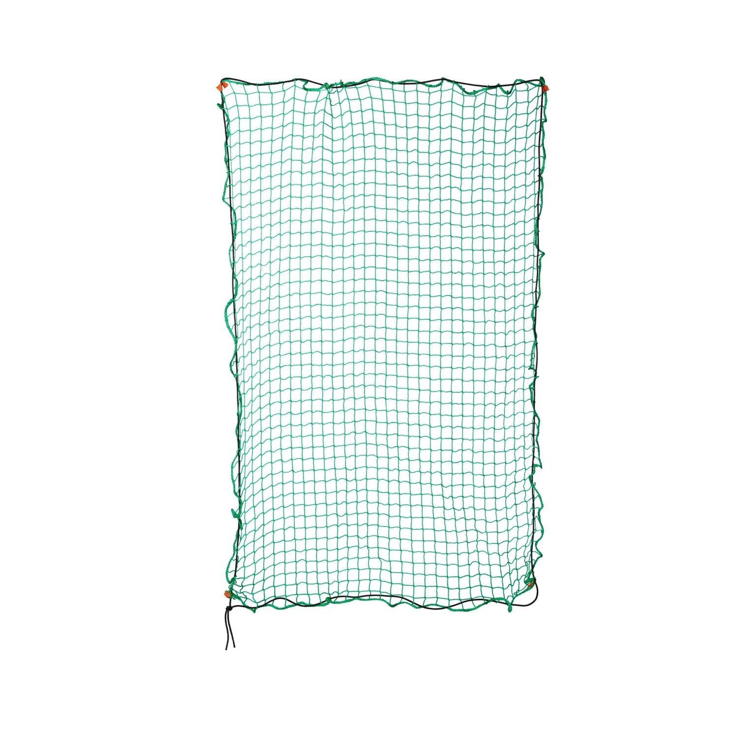 Relaxdays Anhängernetz Kunststoff Gummi Grün Reißfest Witterungsbeständig 2 m x 3 m 1,3 kg