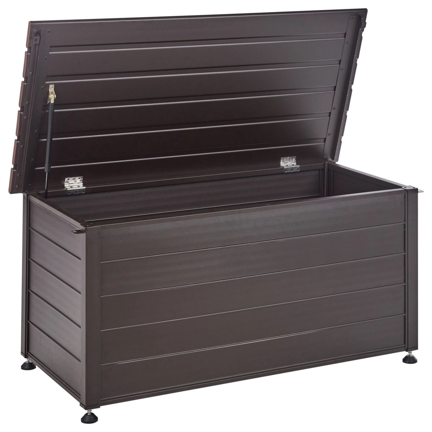 Beliani Truhe CAMPALTO Dunkelbraun 60x123x60 günstig online kaufen