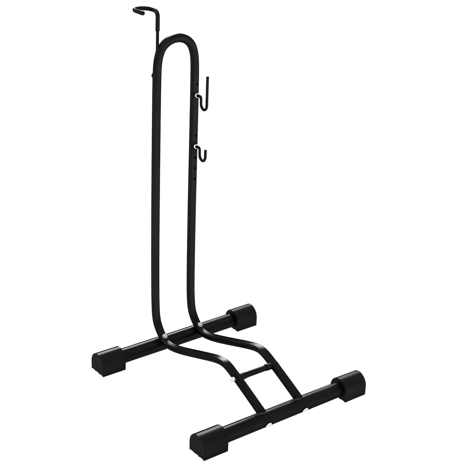 SPORTNOW Fahrradständer Vertikaler und Horizontaler 45x44x118cm Metall Schwarz