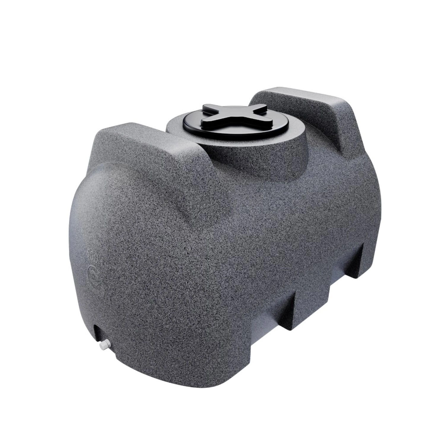 KMND 500L Horizontal Trinkwasser Wassertank Marmoriert