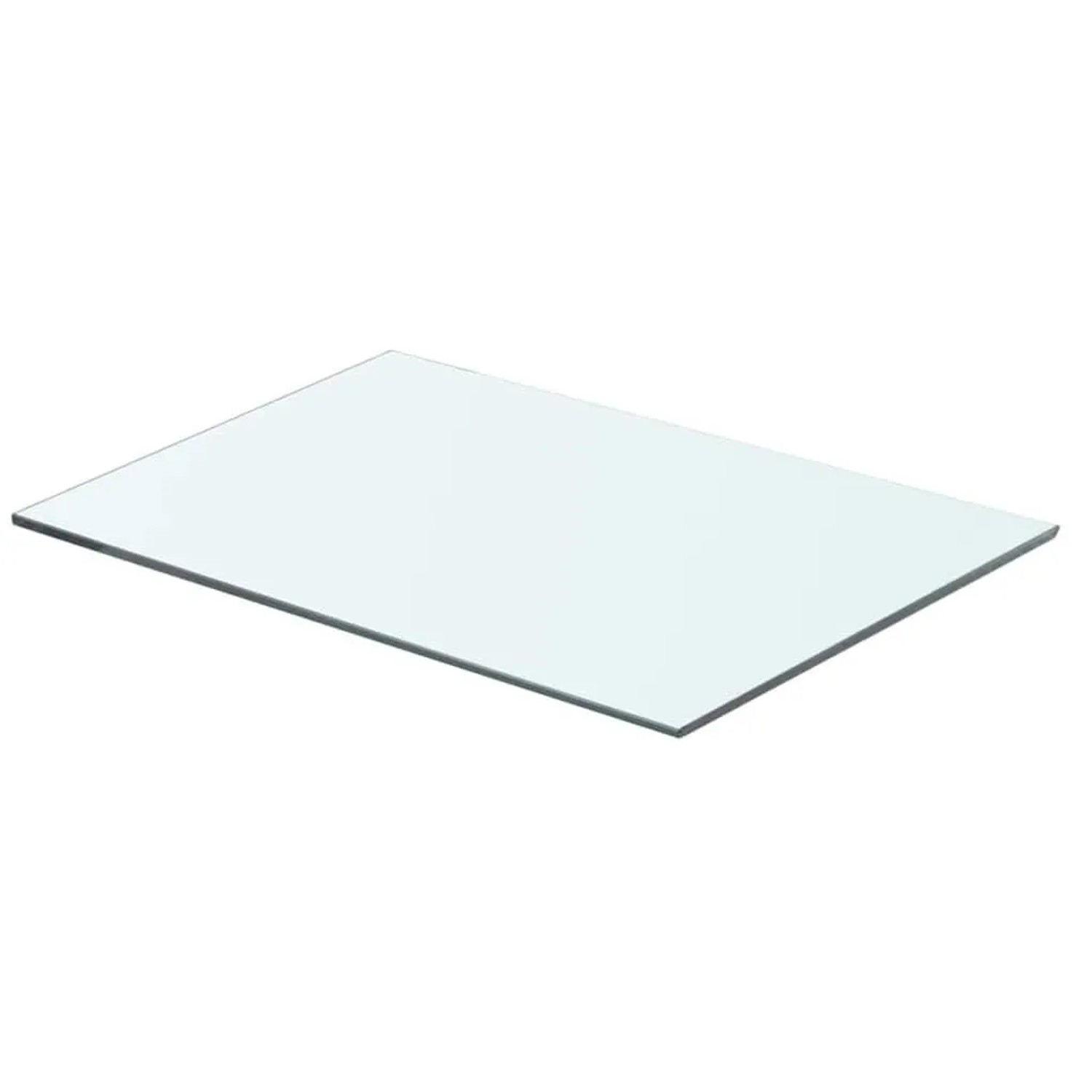 vidaXL Regalboden Glas Transparent 50 cm x 30 cm 243821