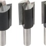 Bosch Nutfräser Set, 6-teilig, 8 mm Schaft, für präzise Holzbearbeitung.