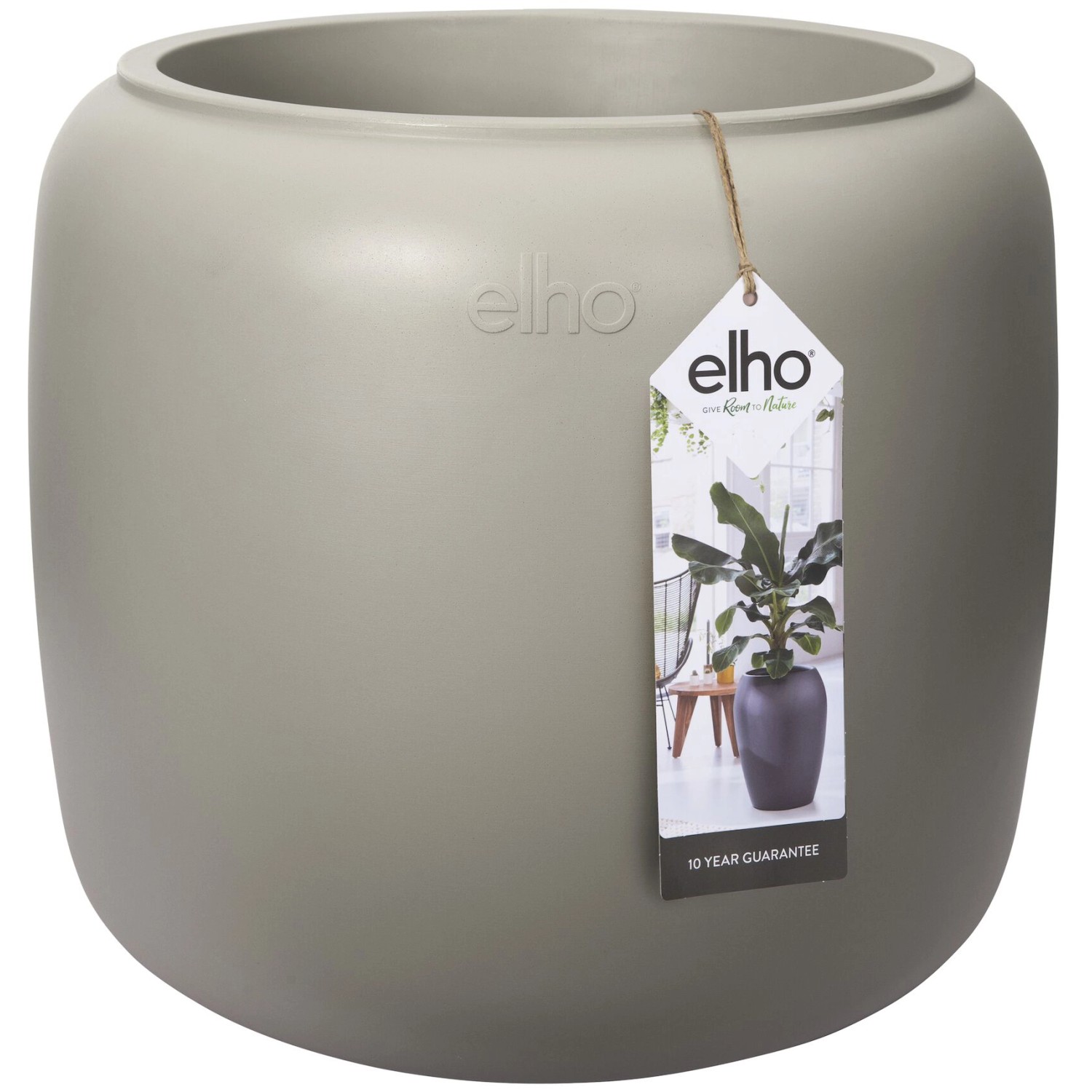 Elho Übertopf Pure Beads Small Ø 39,2 cm Balanced Beige