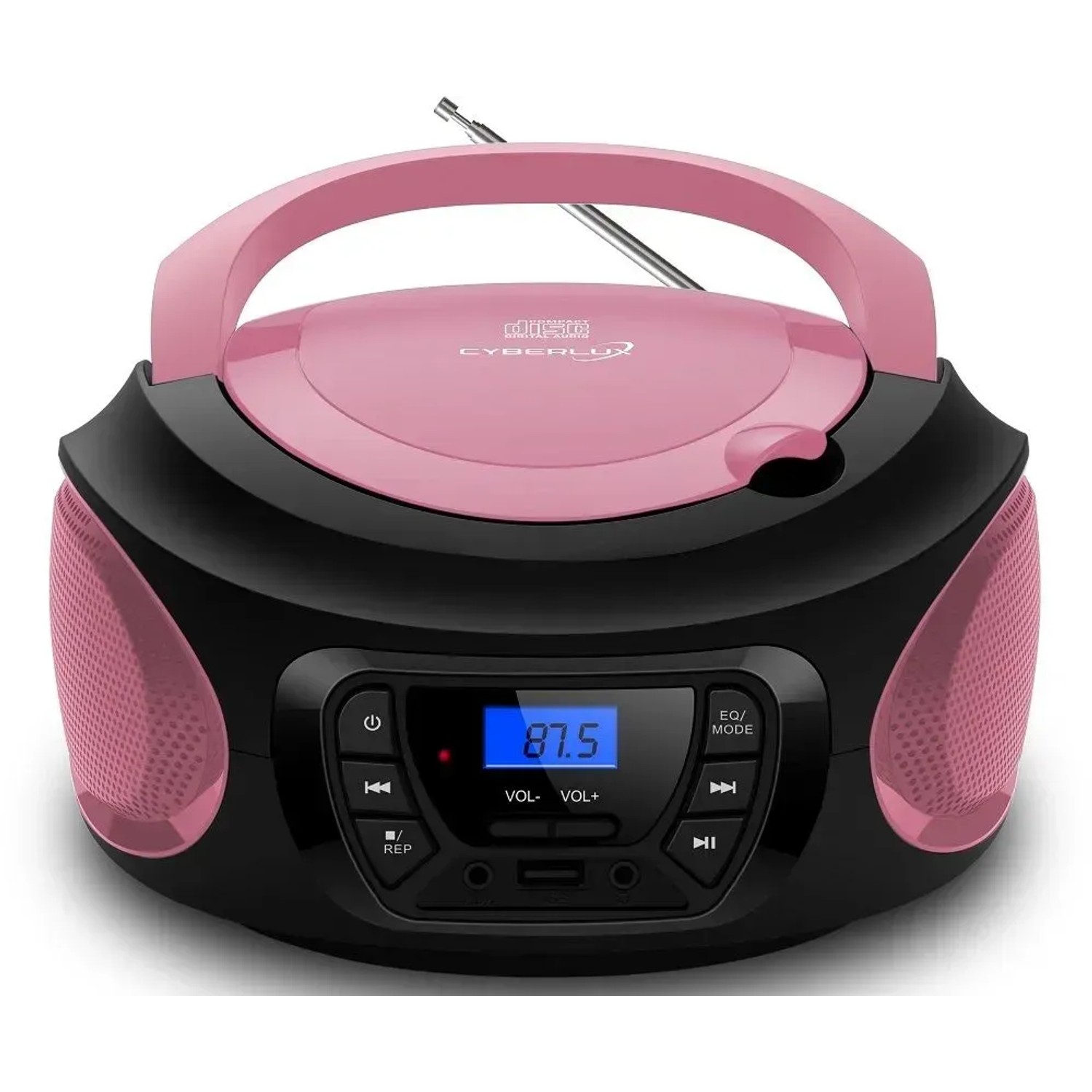 Cyberlux CL-620 CD-Player Tragbar CD/MP3/USB Radio Pink
