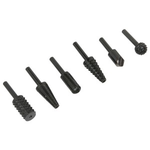 LUX Fräsersatz, 6-teilig für Holz und Metall, verschiedene Formen.