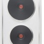Flex-Well Kochfeld: Edelstahl-Kochmulde mit 2 Kochplatten für Miniküche.