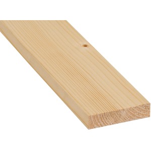 Fichte/Tanne Schalbrett, 20x95x2000 mm, 3-seitig gehobelt, für Schal- und Rohbauarbeiten.
