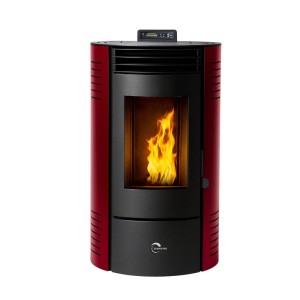 Sannover Pelletofen Azora 11,6 kW Bordeaux