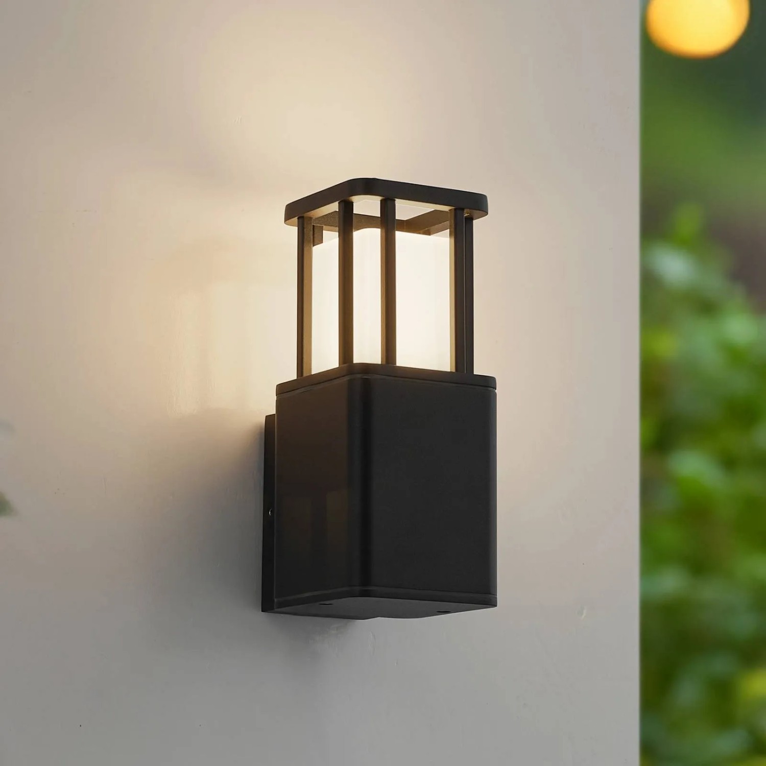 Lucande LED Wandleuchte Außen Dakil 10025940 Modern in Schwarz aus Aluminium 1-flammig GU10_2