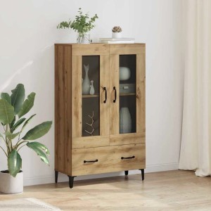 vidaXL Highboard Artisan-Eiche 70 x 31 x 115 cm Verbundholz und Eisen 880861