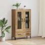 vidaXL Highboard Artisan-Eiche 70 x 31 x 115 cm Verbundholz und Eisen 880861_2