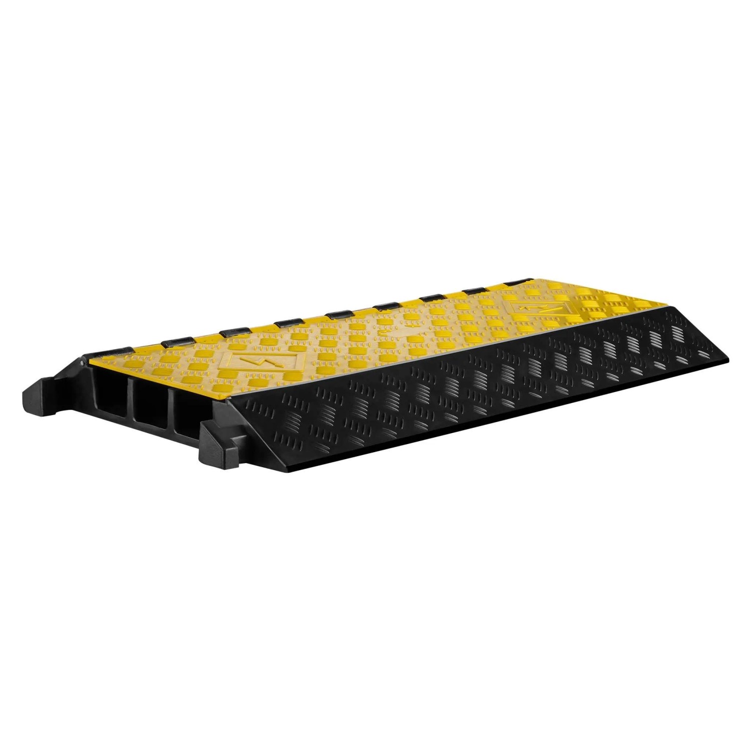 Wiltec Kanal Kabelbrücke 30t 40km/h Überfahrschutz 95x49x8cm Kabelkanal Kabel