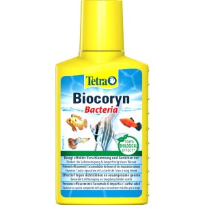 Tetra Biocoryn Wasseraufbereiter 100ml für Aquarien, reduziert Schlamm und Gerüche.