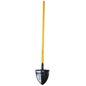 Sonneck Sandschaufel, spitz, mit Feder, geschmiedet und Holzstiel. Ideal für Garten- und Erdarbeiten.
