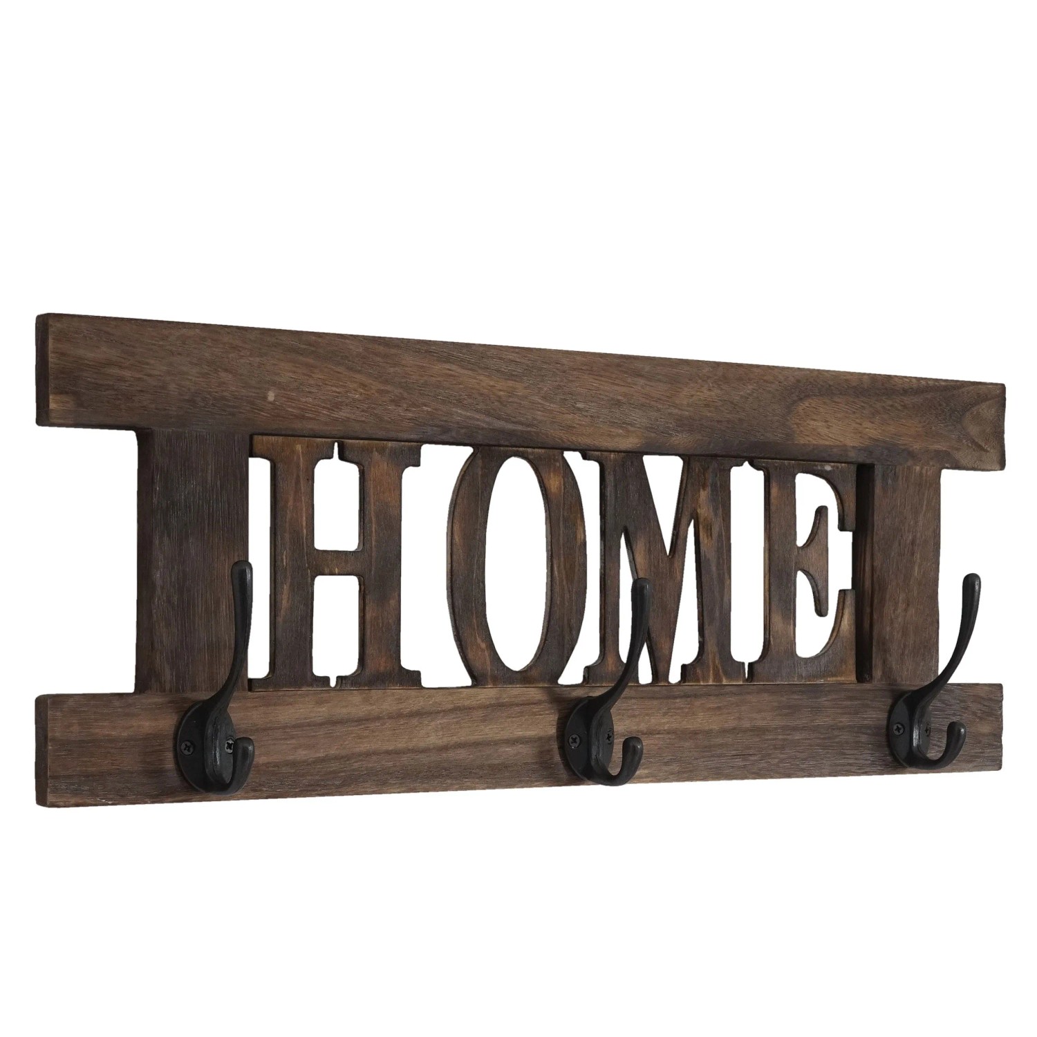 MCW Wandgarderobe C60 Home Shabby-Look Braun Shabby