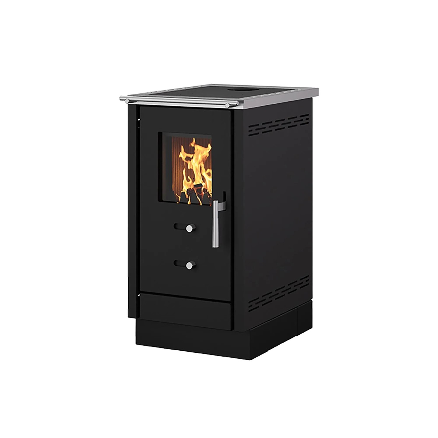Justus Küchenherd Linz 50 Schwarz 6,8 kW