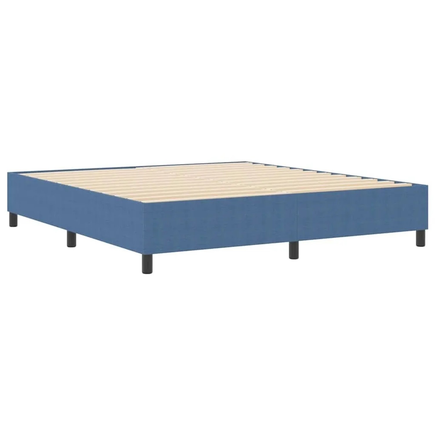 vidaXL Boxspringbett Blau 180 x 200 cm Cordstoff 3337425 günstig online kaufen