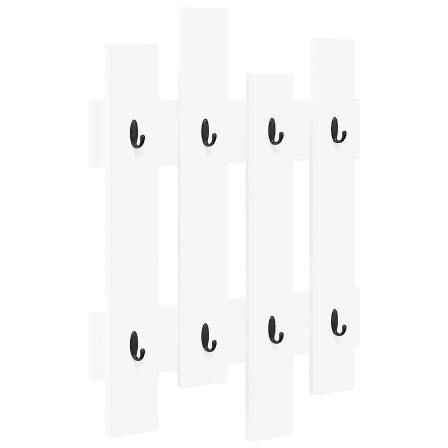 vidaXL Wandmontierter nachttisch Weiß 60 x 3 x 82 cm Holzwerkstoff 874475