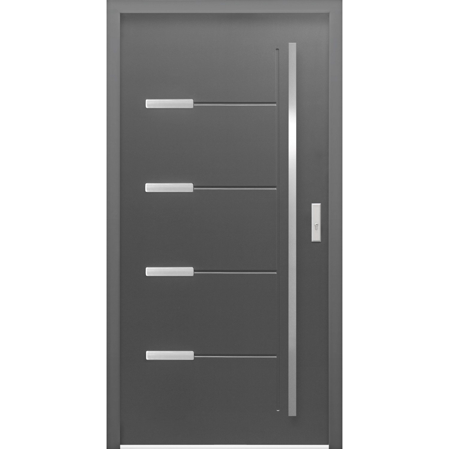 Sicherheits-Haustür Thermospace Oslo Prime RC2 Komfort Anthrazit 100 x 210 günstig online kaufen