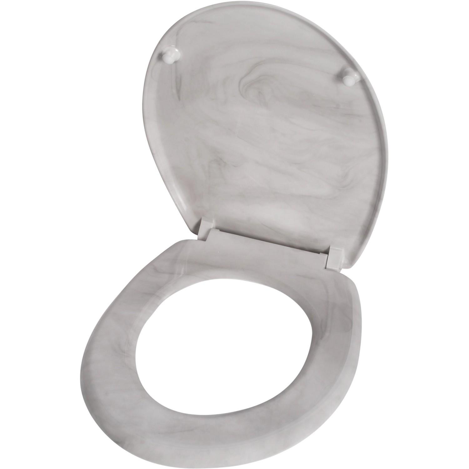 baliv WC-Sitz Cavone II, Duroplast, Marmor Grau, mit Absenkautomatik