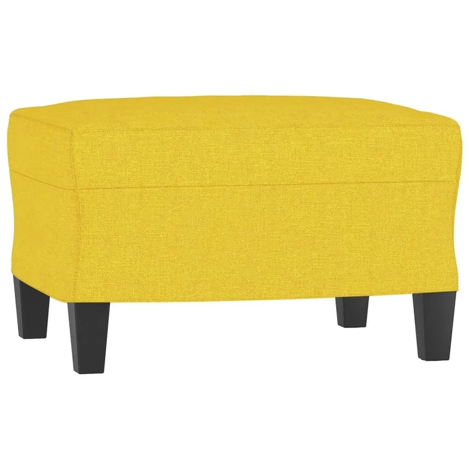 vidaXL Fußhocker Hellgelb 60x50x41 cm Stoff Modell 1