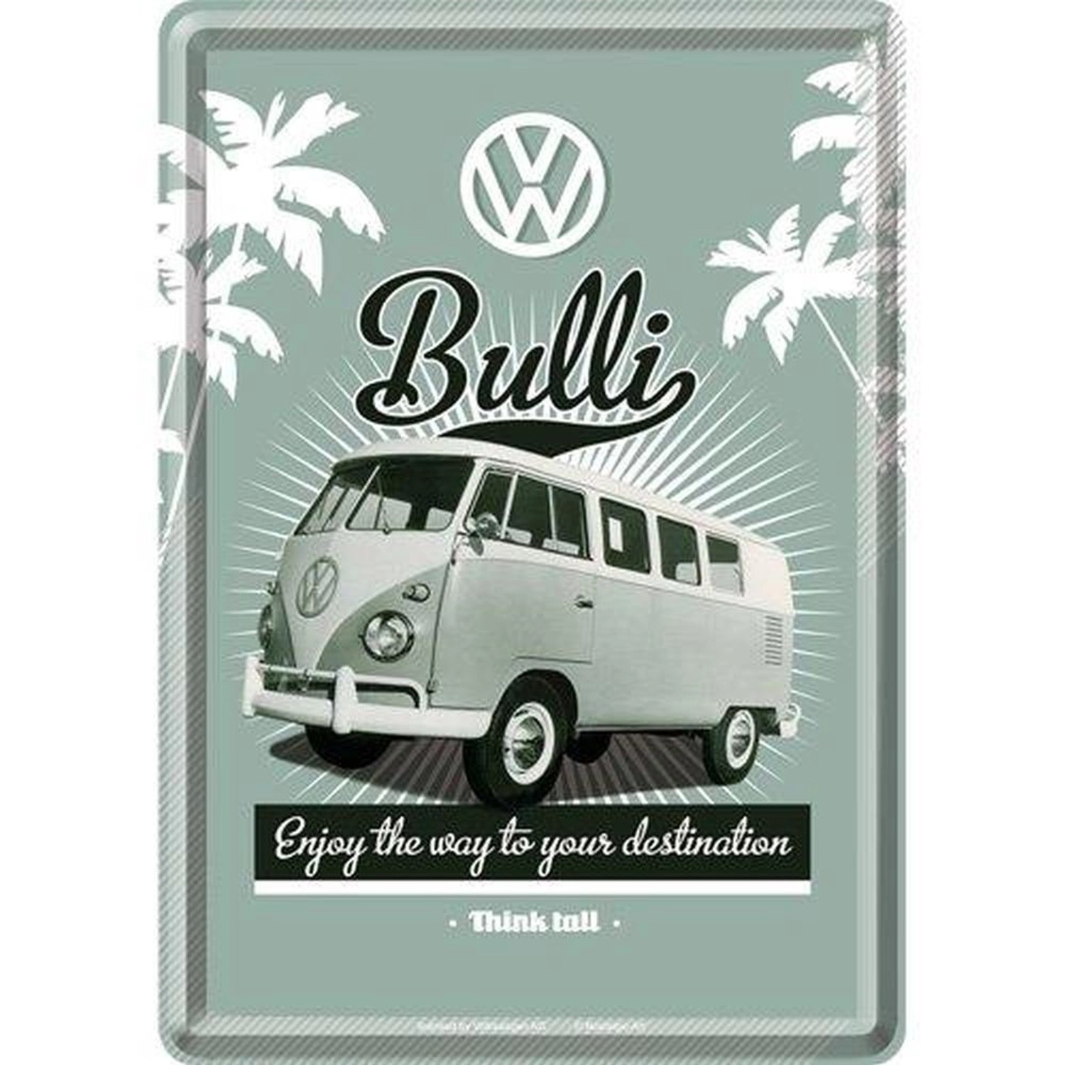 Nostalgic-Art Blechpostkarte - Volkswagen - VW Retro Bulli günstig online kaufen