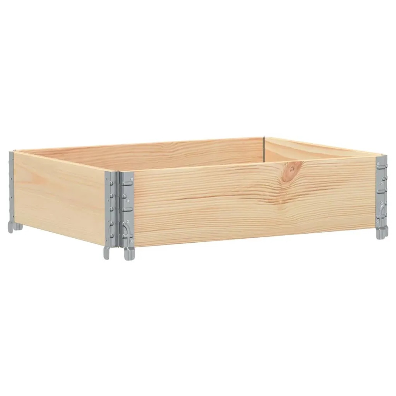 vidaXL Pflanzkisten 80x60 cm Massivholz Kiefer 2098497