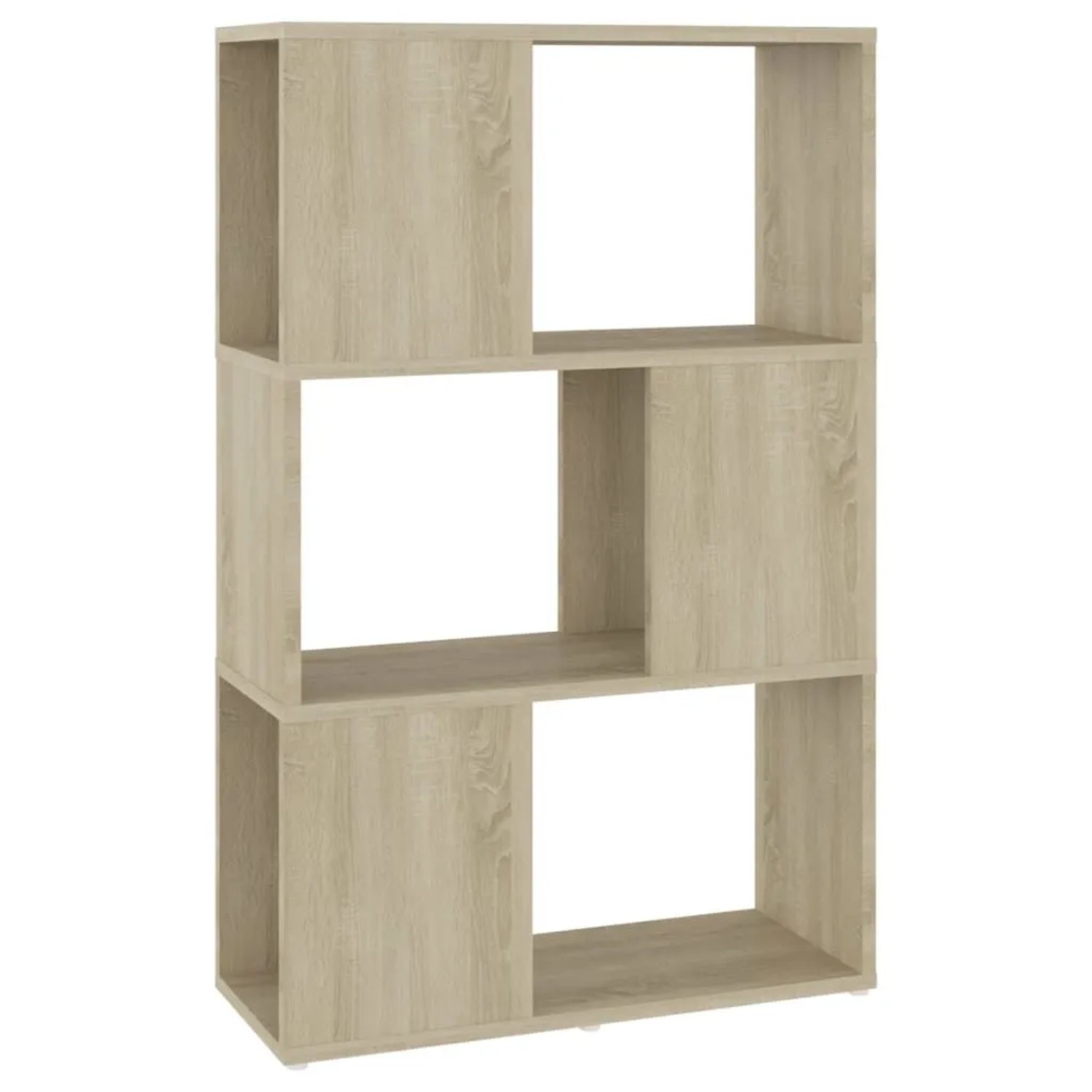 vidaXL Bücherregal Raumteiler Sonoma-Eiche 60x24x94 cm Holzwerkstoff 809074 günstig online kaufen