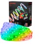 Briloner LED-Band Starter-Set RGB/W mit Fernbedienung, 2 m. LED-Streifen mit Farbwechsel.