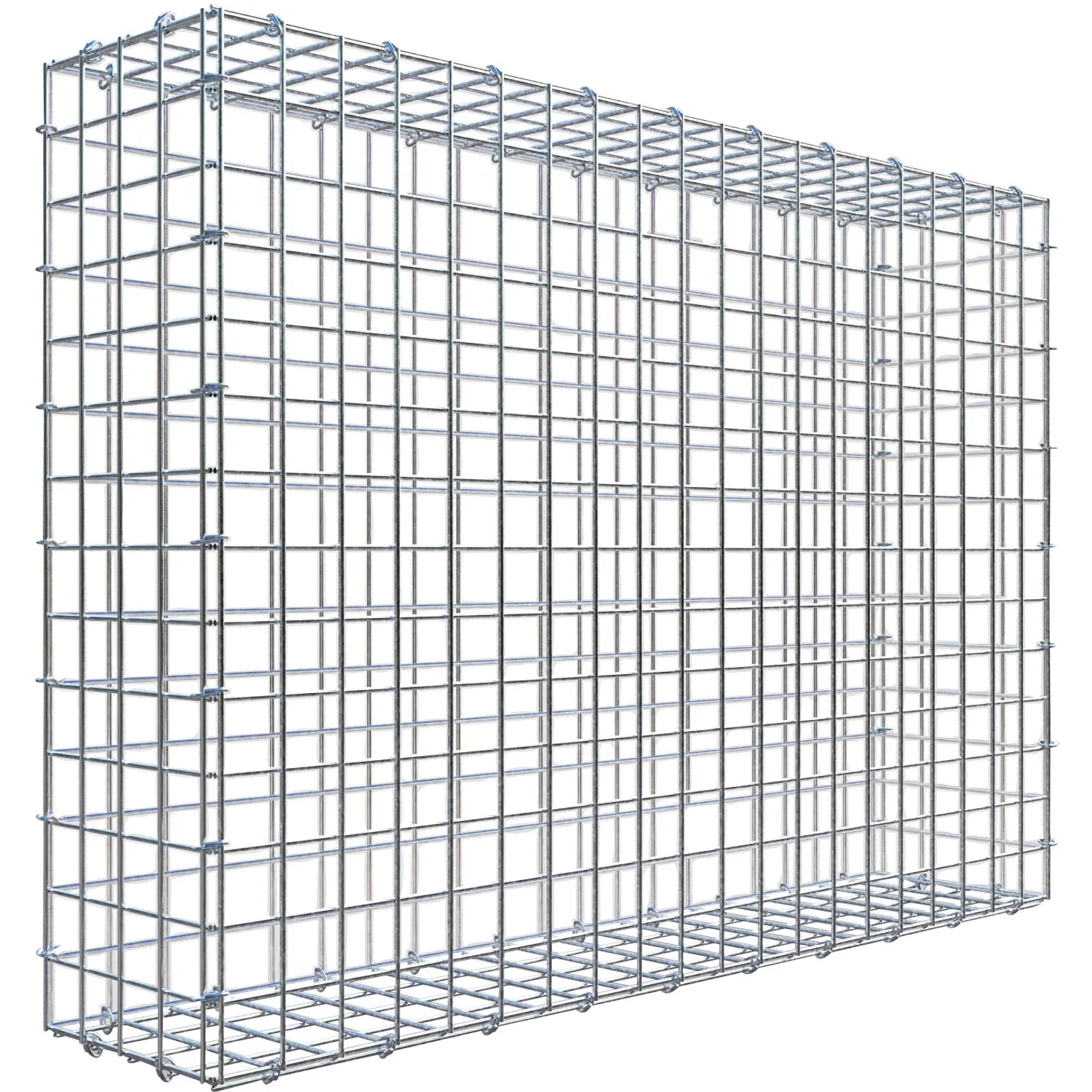 Gabiona C-Ring-Gabione 70 x 100 x 20 cm Maschenw 5 x 5 cm