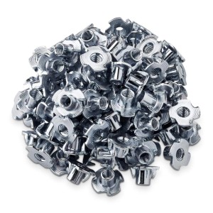 SOTECH 100 Stück Einschlagmuttern M4 x 8 mm