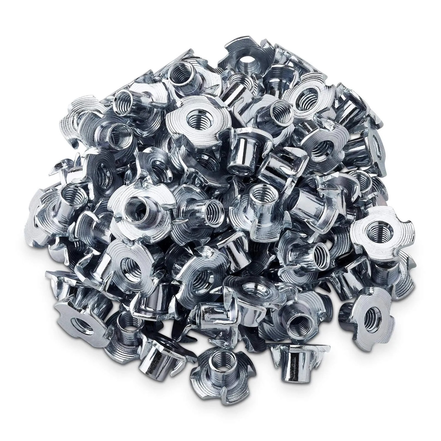 SOTECH 100 Stück Einschlagmuttern M4 x 8 mm