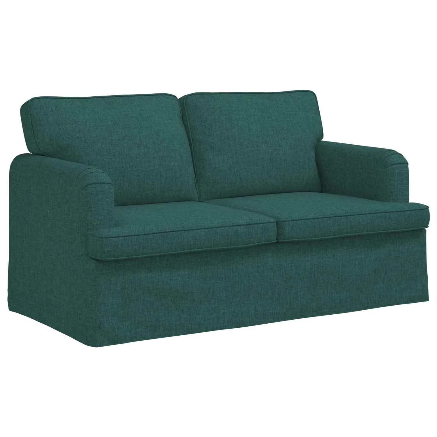 vidaXL Sofa Dunkelgrün 144 x 80 x 85 cm Stoff 42024486