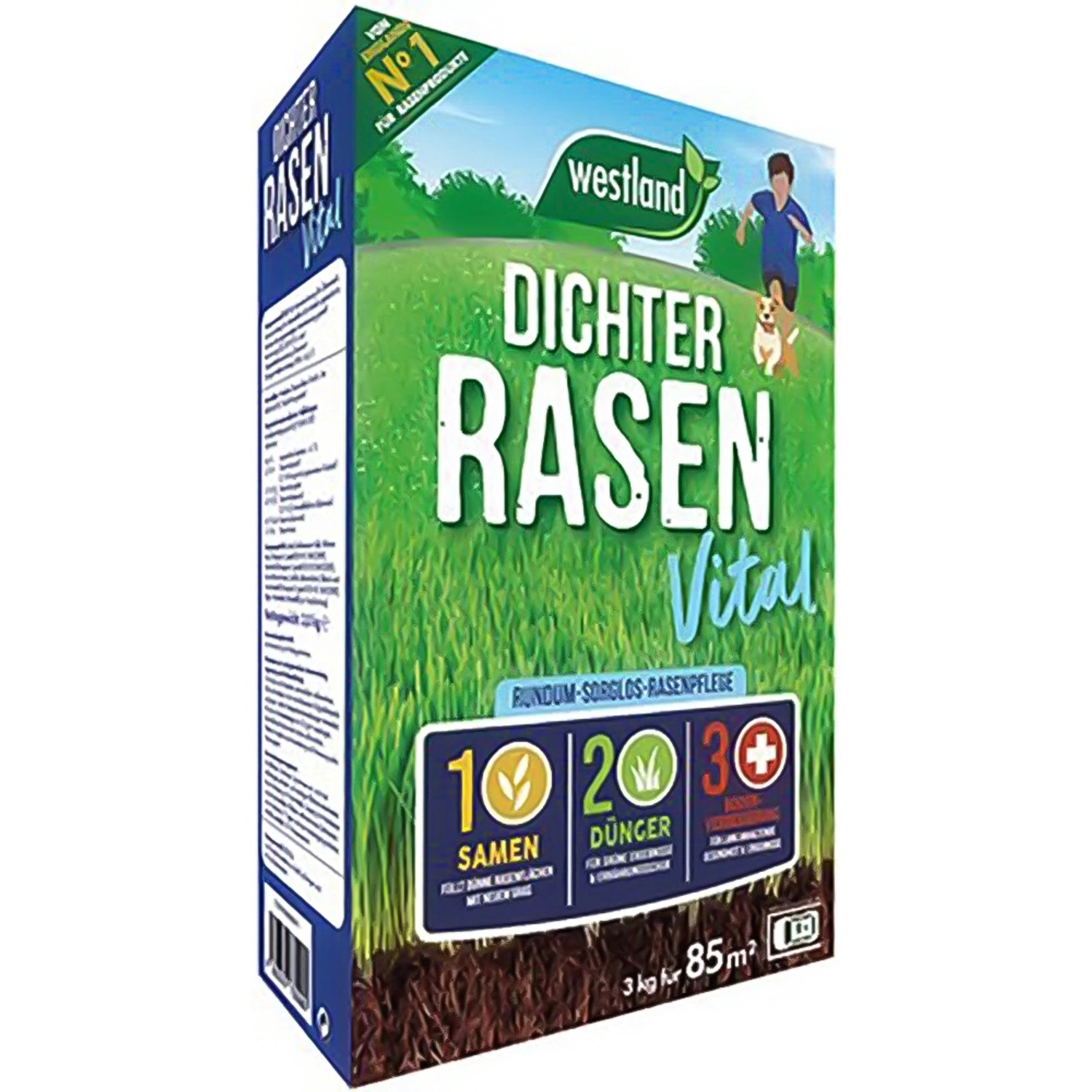 Westland Rasenpflege Dichter Rasen Vital 3 kg für 85 m² günstig online kaufen