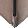 Detailaufnahme: Beige Ampelschirm Bonbeach (299 cm) mit Mast und Stoffecke.