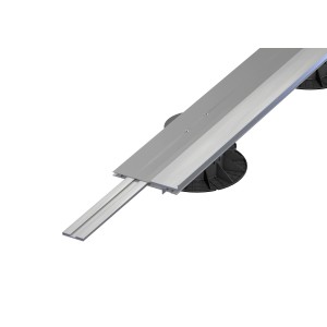 Verbindungs-Set für Randabschluss Rahmen (4 Stück) auf Terrassenplatten-Stelzlager.