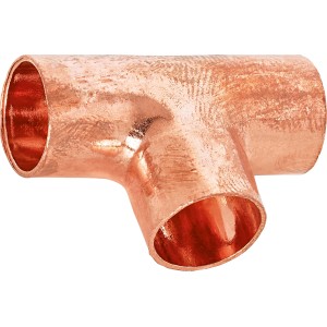 Kupfer Löt-T-Stück, Ø 12 mm, für Kupferrohre, zum Löten.