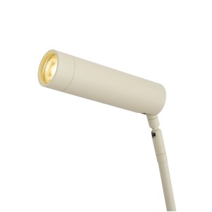 QAZQA Moderne Stehleuchte Beige 2-Lichter GU10 35mm Thomas